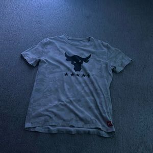 Tan under armor american shirt boys